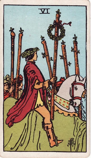 Six of Wands tarot card