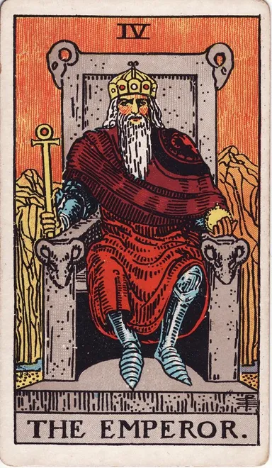 The Emperor tarot card